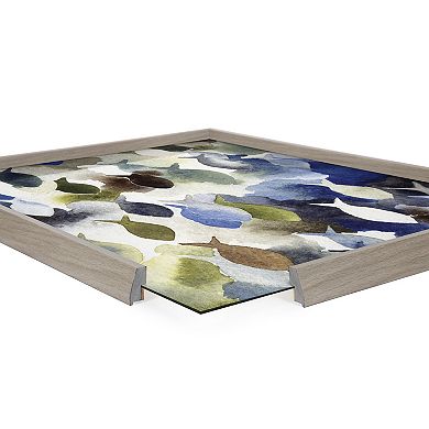 Blake Concurrent Framed Printed Glass by Janet Meinke-Lau