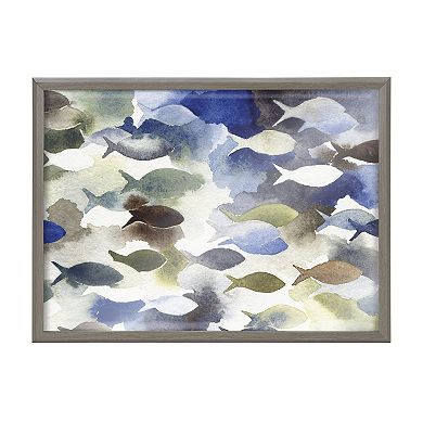 Blake Concurrent Framed Printed Glass by Janet Meinke-Lau