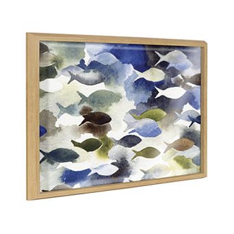 Blake Concurrent Framed Printed Glass by Janet Meinke-Lau