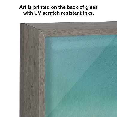 Blake Monterosso Framed Printed Glass by Rachel Bolgov