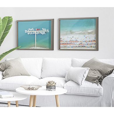 Blake Monterosso Framed Printed Glass by Rachel Bolgov