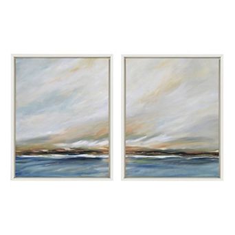 Sylvie Sunday Morning Framed Canvas Art Set by Mary Sparrow