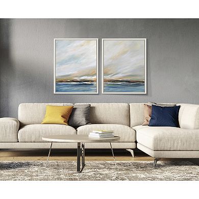Sylvie Sunday Morning Framed Canvas Art Set by Mary Sparrow