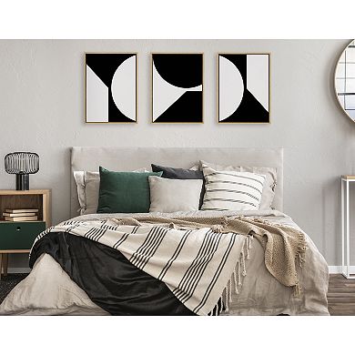 Sylvie Minimal Max Mod Set Framed Canvas by The Creative Bunch Studio
