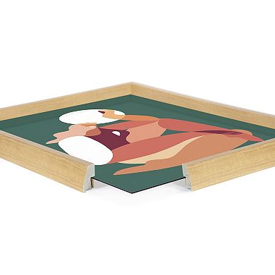 Blake How the Sun Loves the Moon Framed Printed Glass by Maggie Stephenson