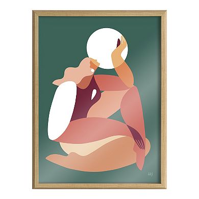 Blake How the Sun Loves the Moon Framed Printed Glass by Maggie Stephenson