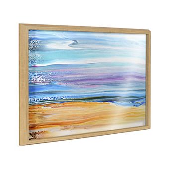 Blake Sand and Surf Framed Printed Art by Xizhou Xie