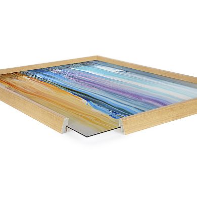 Blake Sand and Surf Framed Printed Art by Xizhou Xie