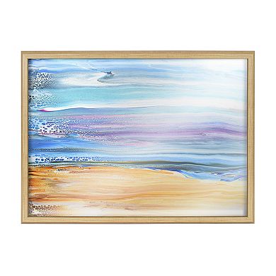 Blake Sand and Surf Framed Printed Art by Xizhou Xie