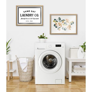 Blake Tropical Leaves 02 Framed Printed Glass by Alicia Schultz