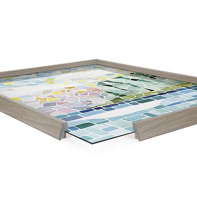 Blake One Fine Morning Framed Printed Glass by Janet Meinke-Lau