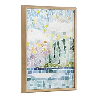 Blake One Fine Morning Framed Printed Glass by Janet Meinke-Lau