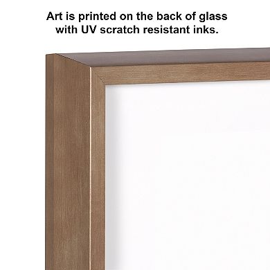 Blake Summer Lines 5 Framed Printed Glass by Maggie Stephenson
