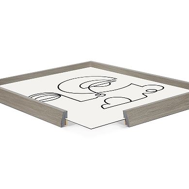 Blake Inner Battle Framed Printed Glass by Shatha Al Dafai