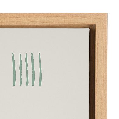 Sylvie Thinking Of You Framed Canvas By Rachel Lee of My Dream Wall