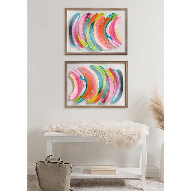 Blake Bright Abstract Framed Printed Art by Jessi Raulet of Ettavee