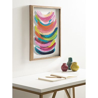Blake Bright Abstract Framed Printed Art by Jessi Raulet of Ettavee