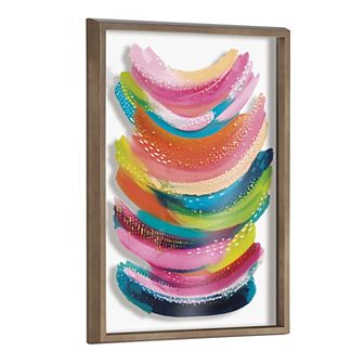 Blake Bright Abstract Framed Printed Art by Jessi Raulet of Ettavee
