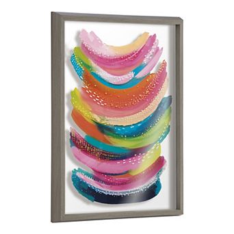 Blake Bright Abstract Framed Printed Art by Jessi Raulet of Ettavee