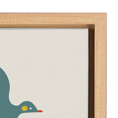 Sylvie Flock of Birds Framed Canvas by Rachel Lee of My Dream Wall