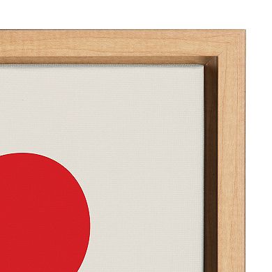Sylvie Three Elephants Framed Canvas by Rachel Lee
