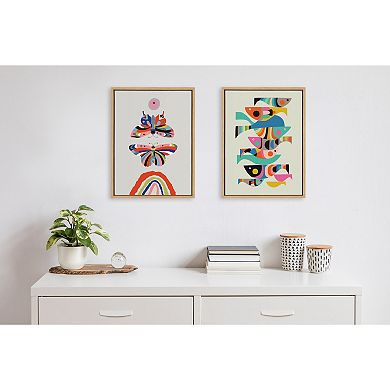 Sylvie Under the Sea Framed Canvas by Rachel Lee of My Dream Wall