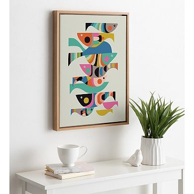 Sylvie Under the Sea Framed Canvas by Rachel Lee of My Dream Wall
