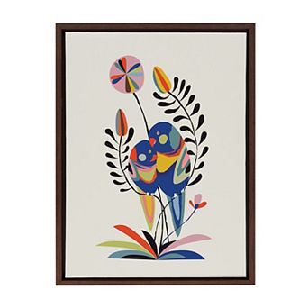 Sylvie Rainbow Lorikeet Framed Canvas by Rachel Lee of My Dream Wall