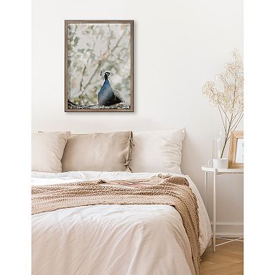 Blake Peacock Framed Printed Glass by Alicia Abla