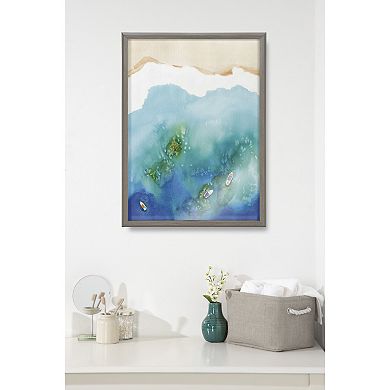 Blake Voyage Framed Printed Glass by Janet Meinke-Lau