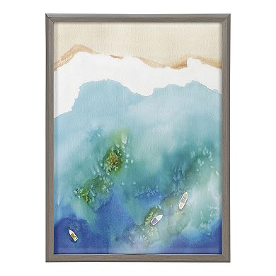 Blake Voyage Framed Printed Glass by Janet Meinke-Lau