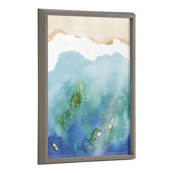 Blake Voyage Framed Printed Glass by Janet Meinke-Lau