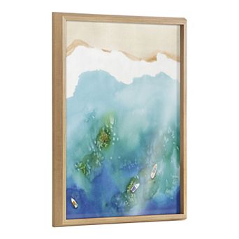 Blake Voyage Framed Printed Glass by Janet Meinke-Lau