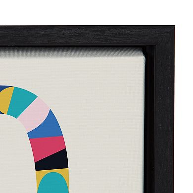 Sylvie Mid Century Modern Lemur Framed Canvas by Rachel Lee of My Dream Wall