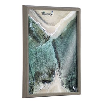 Blake Poipu Beach Framed Printed Art by Rachel Bolgov