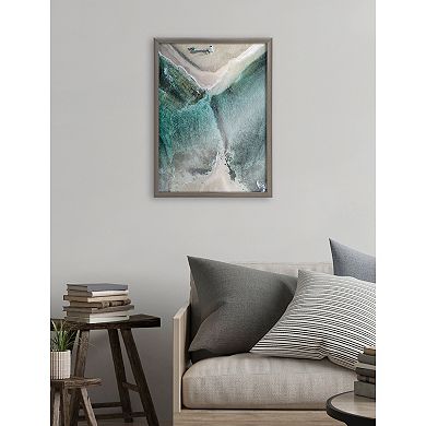 Blake Poipu Beach Framed Printed Art by Rachel Bolgov