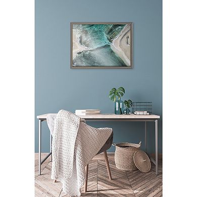 Blake Poipu Beach Framed Printed Art by Rachel Bolgov