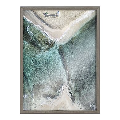 Blake Poipu Beach Framed Printed Art by Rachel Bolgov