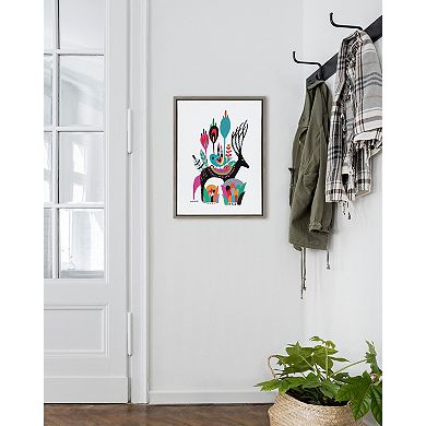 Sylvie Move House Framed Canvas by Rachel Lee of My Dream Wall