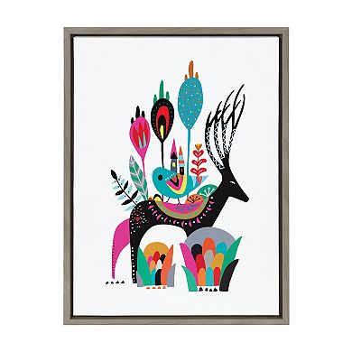 Sylvie Move House Framed Canvas by Rachel Lee of My Dream Wall