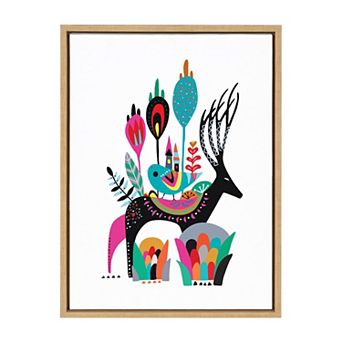 Sylvie Move House Framed Canvas by Rachel Lee of My Dream Wall