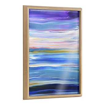 Blake Seaside Serenity Framed Printed Art by Xizhou Xie