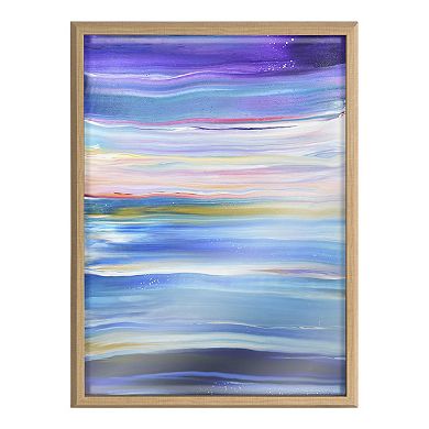 Blake Seaside Serenity Framed Printed Art by Xizhou Xie