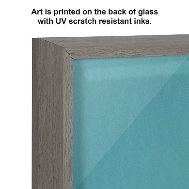 Blake Gorges du Verdon Framed Printed Glass by Rachel Bolgov