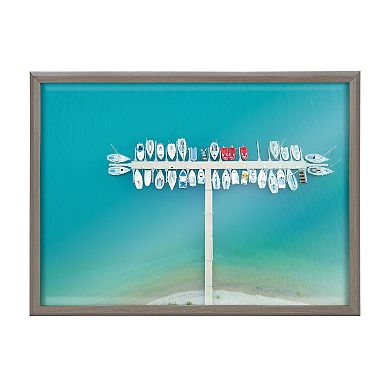 Blake Gorges du Verdon Framed Printed Glass by Rachel Bolgov