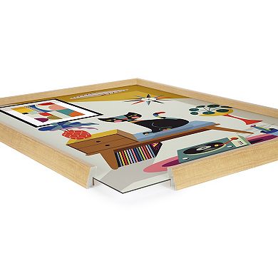 Blake Record Player Framed Printed Art by Rachel Lee of My Dream Wall