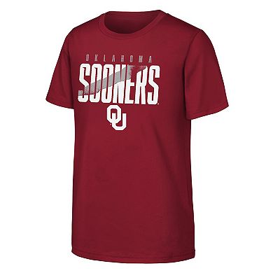 Youth Oklahoma Sooners Cut Through Short Sleeve Tee