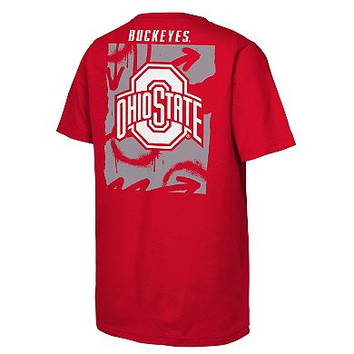 Youth Ohio State Buckeyes Cut Through Short Sleeve Tee