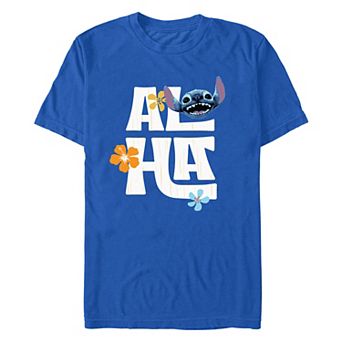Disney's Lilo & Stitch Aloha Stack Men's Graphic Tee