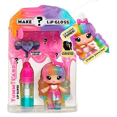 Yummiland Stephie Snowcone Color-Change Doll & Lip Gloss Accessory Set